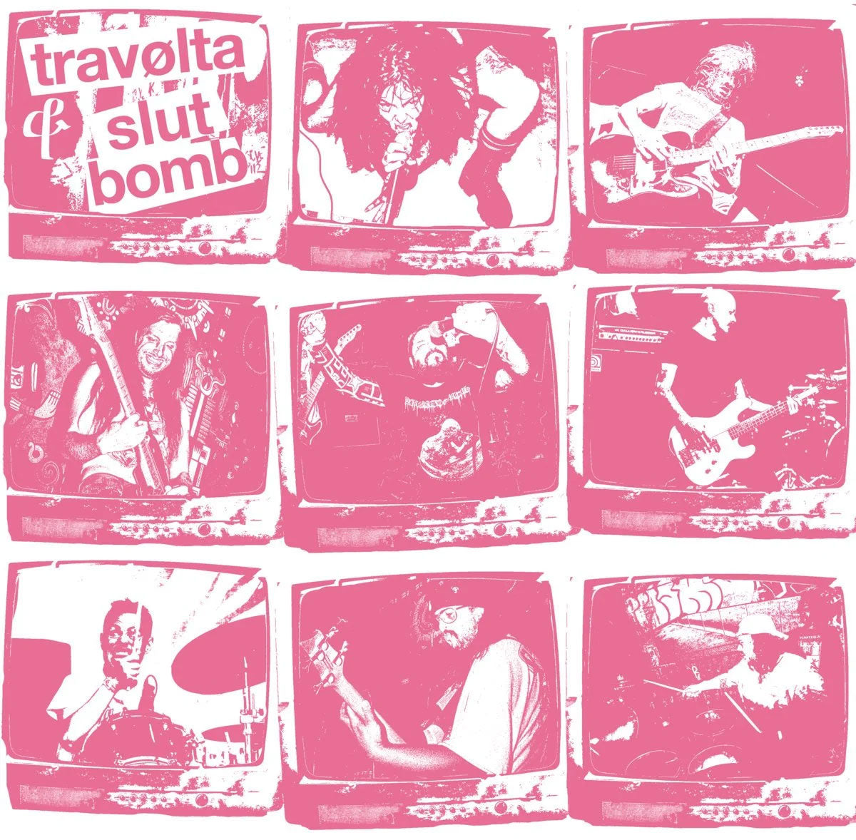 Travolta / Slutbomb 'Split' LP